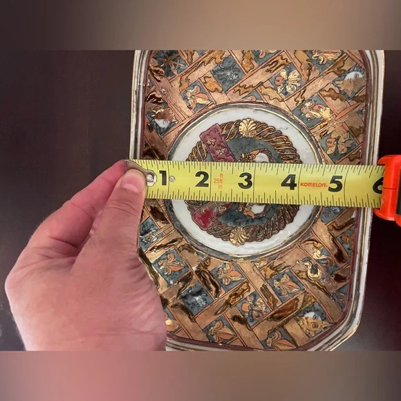 Adorable Vintage Toyo Made In China Porcelain Decorative Plate, Pristine Shape - Picture 3 of 4